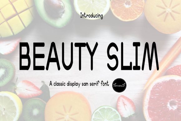 Beauty Slim Font: A Display Typeface That Elevates Campaign Design