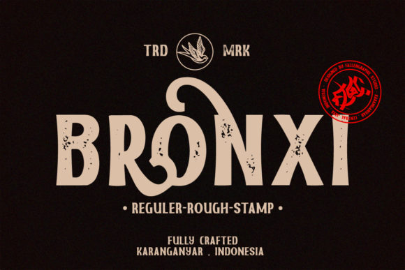 Bronxi Bold Display Font for Brand Identity
