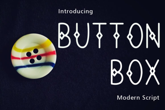 Button Box Font for Makers and Designers