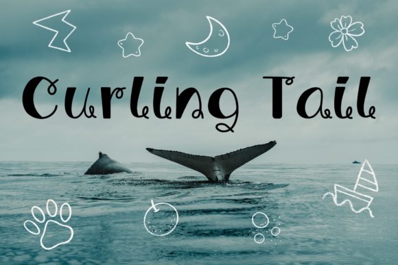 Curling Tail Font for Bold, Playful Campaign Design