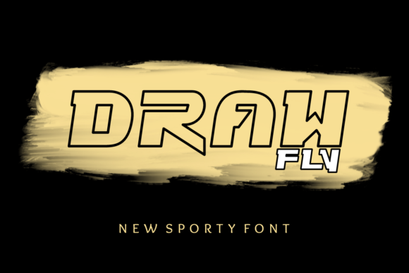 Draw Fly: A Display Font That Elevates Creative Typography