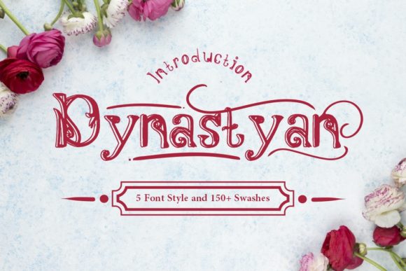 Dynastyan Font: A Vintage Display Typeface for Creative Branding