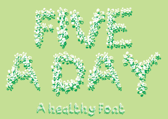 Five a Day Font for Creative Branding Projects