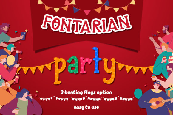 Fontarian Party Font Adds Festive Flair to Business Design