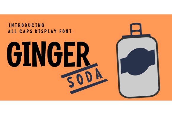 Ginger Soda Display Font for Bold Web Design