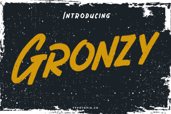 Gronzy Font for Professional and Memorable Branding