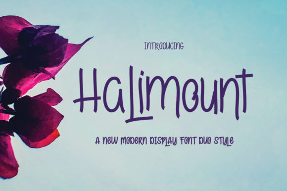Halimount: A Display Font with Heart for Editorial Design