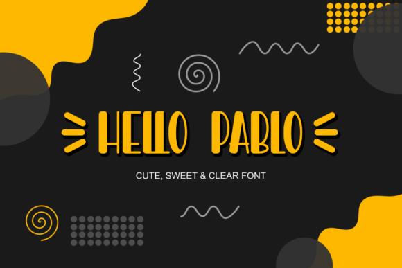 Hello Pablo: A Versatile Display Font for Creative Projects