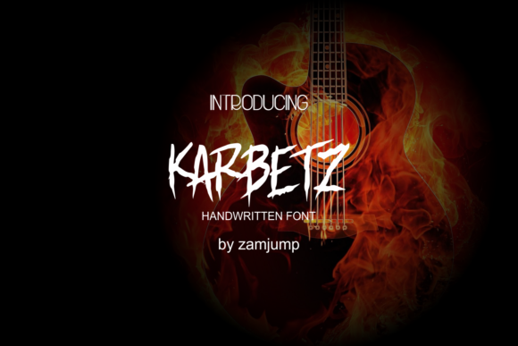 Karbetz Display Font for Creative Branding Projects