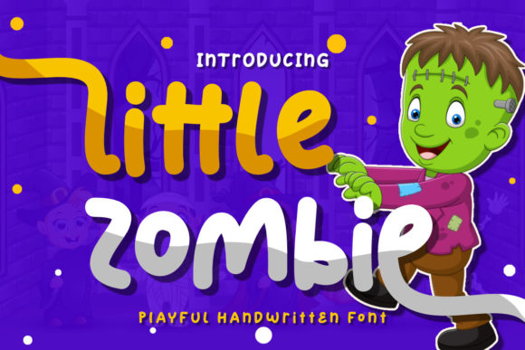 Little Zombie Font for Creative Projects