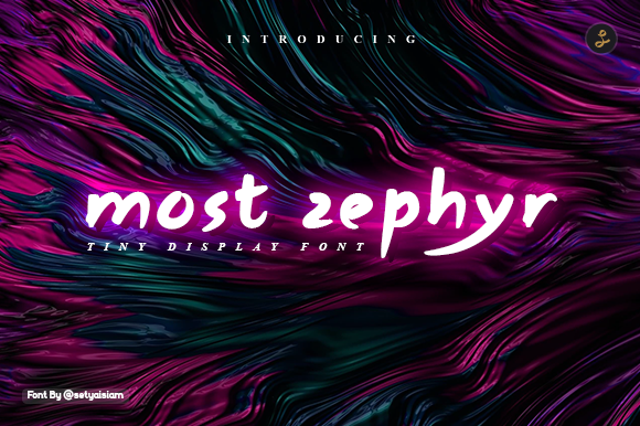 Most Zephyr Font: A Unique Display Type for Creative Projects