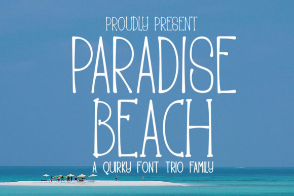 Paradise Beach Font: A Minimal Display Typeface for Polished Branding