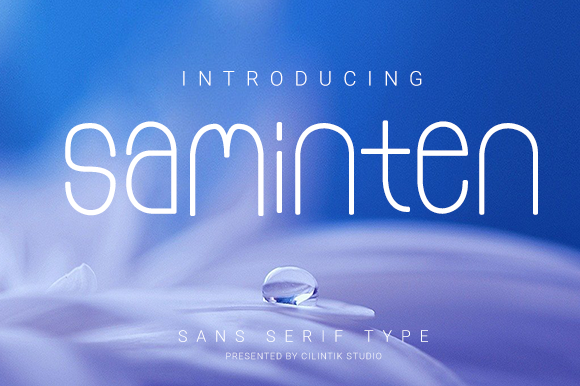 Saminten Font: A Display Typeface That Brings Campaigns to Life