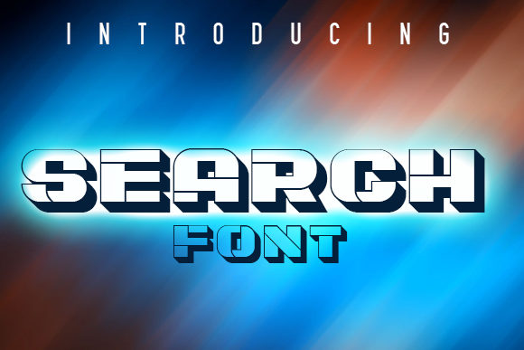 Search Font for Memorable Branding and Display Projects
