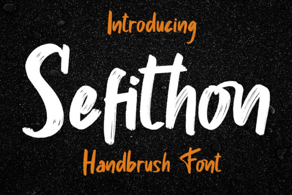 Sefithon Font Review: A Hand-Brushed Display Typeface for Creative Branding
