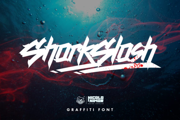 Sharklash Font: Urban Edge for Display Typography