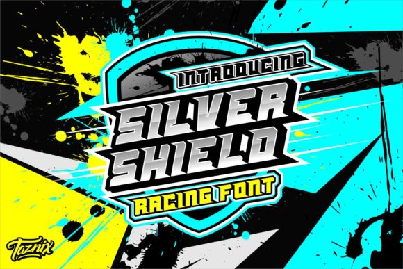 Silver Shield Font for Bold Display Typography in Marketing Campaigns
