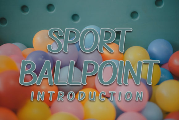 Sport Ballpoint Font for Branding and Creative Projects