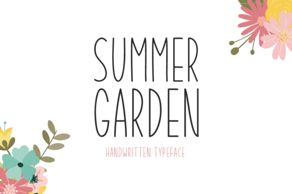 Summer Garden: A Versatile Display Font for Designers