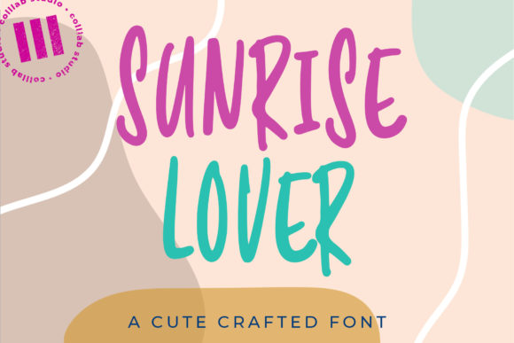 Sunrise Lover Font for Editorial Design