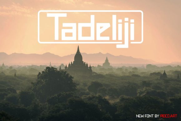 Tadeliji Display Font for Editorial Design