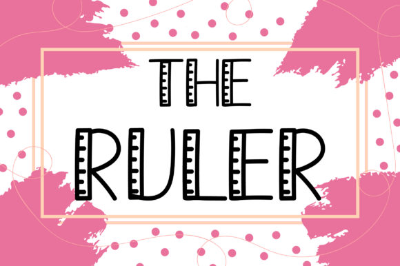 The Ruler Display Font for Creative Branding Projects