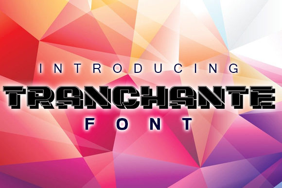 Tranchante Font: A Bold Display Typeface for Creative Makers