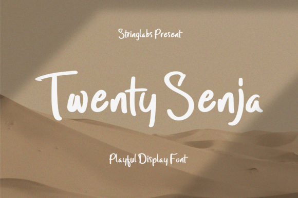 Twenty Senja Font for a Polished Brand Look