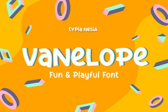 Vanelope Display Font for Joyful Brand Campaigns