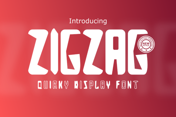 Zigzag Display Font for Joyful and Quirky Web Design